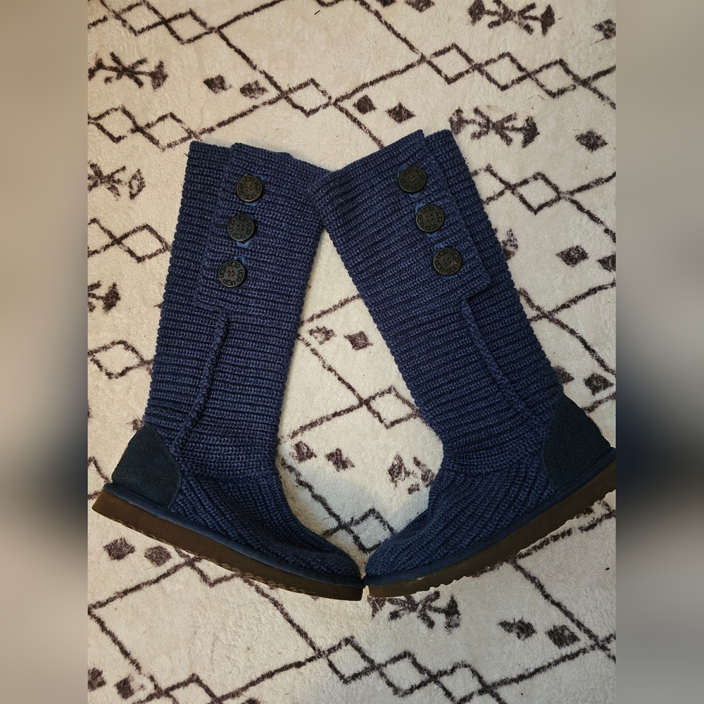 Ugg Classic Cardy Boots in Blue
